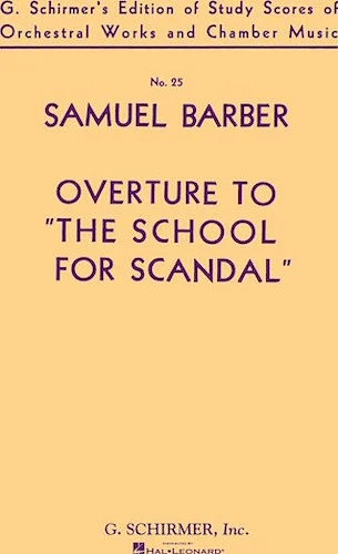 Overture to The School for Scandal, Op. 5