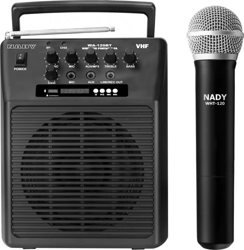 Nady WA-120BT HT Wireless Portable compact P.A full-range speaker system Image