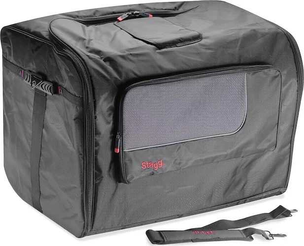 Padded nylon carrier bag for PA box/wedge with 15" speaker