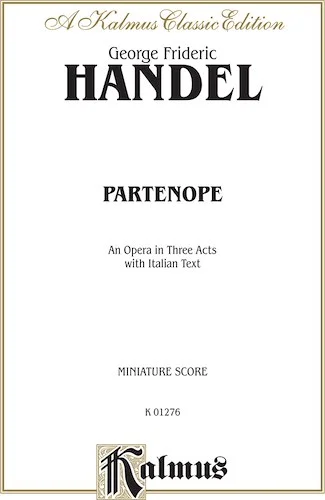 Partenope (1730), An Opera in Three Acts