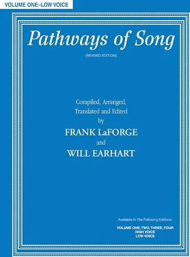 Pathways of Song, Volume 1