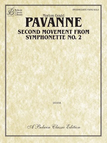 Pavanne: Second Movement from Symphonette No. 2