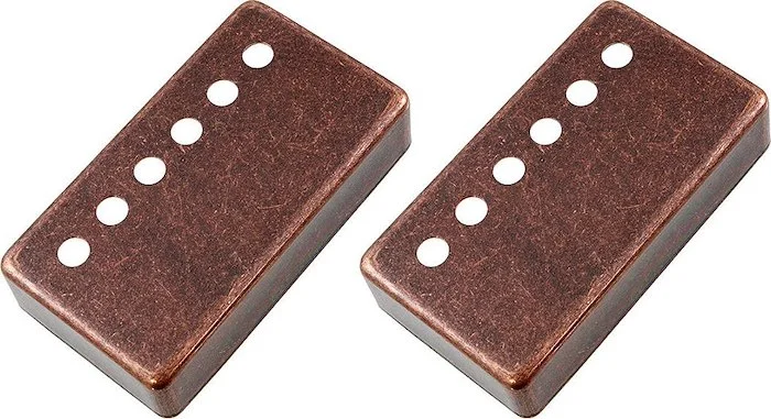 PC-0300 49.2 mm Humbucking Pickup Cover Set<br>Antique Bronze, Pack of 2