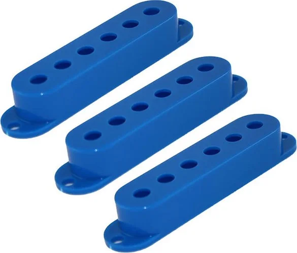 PC-0406 Set of 3 Plastic Pickup Covers for Stratocaster®<br>Blue