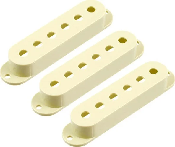 PC-0406 Set of 3 Plastic Pickup Covers for Stratocaster®<br>Cream