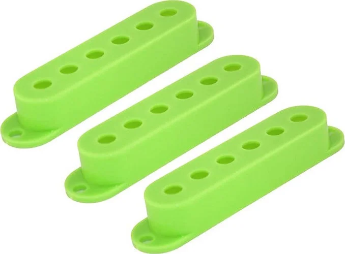 PC-0406 Set of 3 Plastic Pickup Covers for Stratocaster®<br>Green