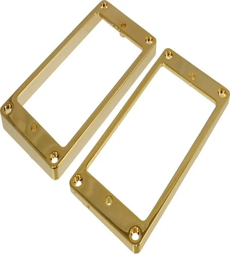 PC-0438 CURVED METAL HUMBUCKING RING SET<br>Gold