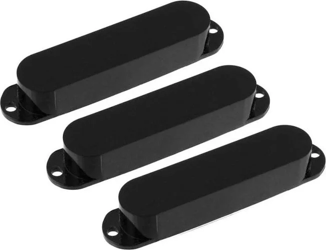 PC-0446 Pickup Cover Set with No Holes for Stratocaster®<br>Black