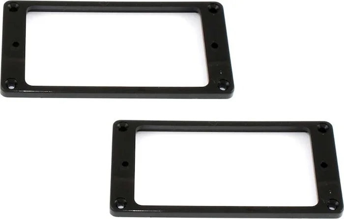 PC-0741 Flat Profile Humbucking Pickup Ring Set<br>Black