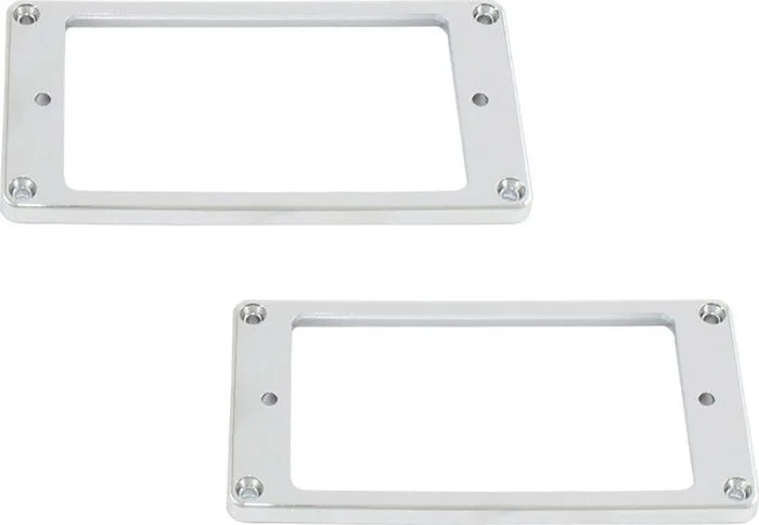 PC-0741 Flat Profile Humbucking Pickup Ring Set<br>Chrome