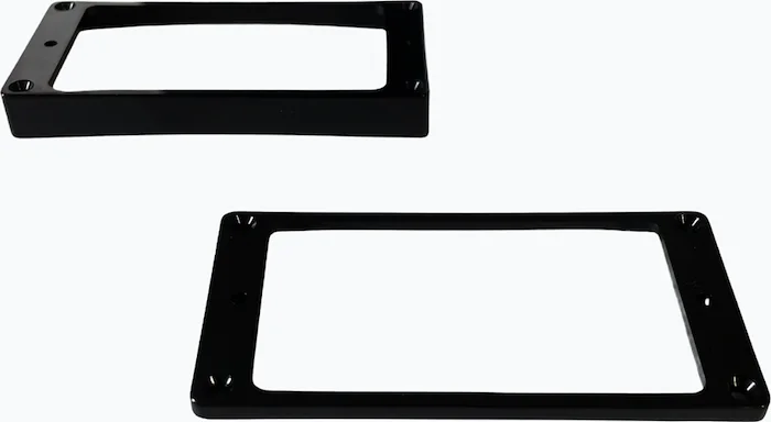 PC-0743 SLANTED HUMBUCKING PICKUP RING SET<br>Black, Single Item