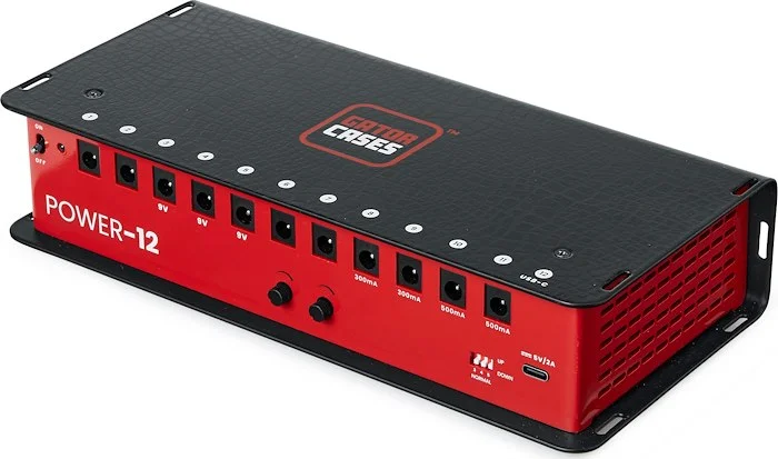 Gator Pedalboard Power Supply; 12 Outputs – 2300Ma