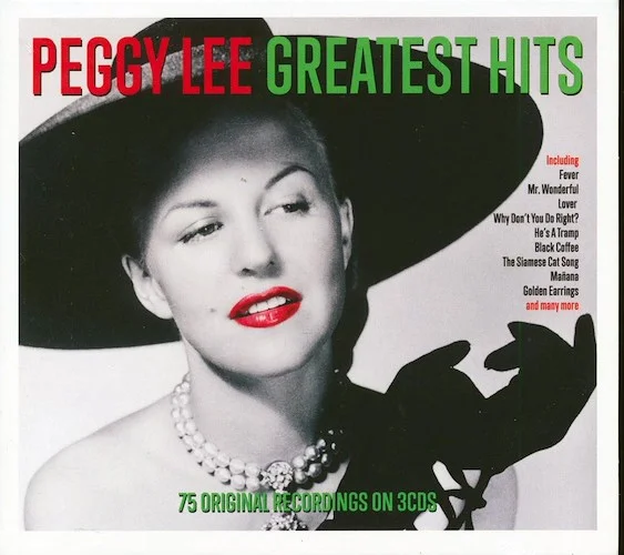 Peggy Lee - Greatest Hits (75 tracks) (3xCD) (deluxe 3-fold digipak)