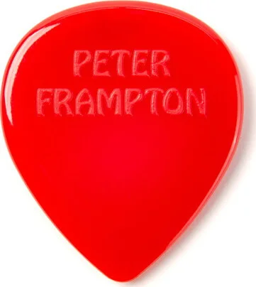 PETER FRAMPTON VINTAGE JAZZ TEARDROP PICK - RED - 24 PACK
