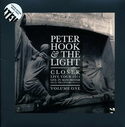 Peter Hook & The Light - Closer Live Tour 2011 Volume 1: Live In Manchester, FAC251 The Factory 18/05/11 (RSD 2017) (ltd. ed.) (white vinyl)