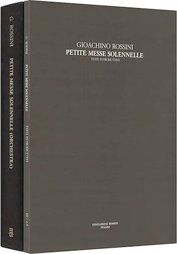 Petite Messe Solennelle
Rossini Critical Edition Series III, Vol. 5 - Subscriber price within a subscription to the series: $170.00