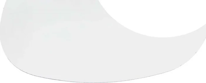 PG-0090 Thin Acoustic Pickguard with Adhesive Backing<br>White, Standard