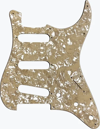 PG-0552 11-hole Pickguard for Stratocaster®<br>Cream Pearloid 4-ply (CP/C/B/C) .100, Standard