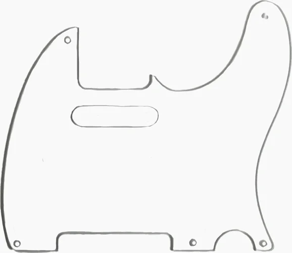 PG-0560 5-hole Pickguard for Telecaster®<br>Transparent Clear .060, Standard