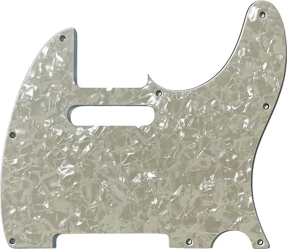 PG-0562 8-hole Pickguard for Telecaster®<br>Parchment Pearloid 3-ply (PP/B/P) .100, Standard