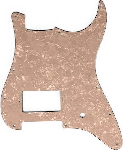 PG-0993 1 Humbucker 11-hole Pickguard for Stratocaster®<br>White Pearloid 4-ply .100
