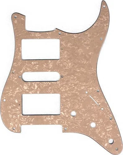 PG-0994 H-S-H 11-hole Pickguard for Stratocaster®<br>White Pearloid 4-ply
