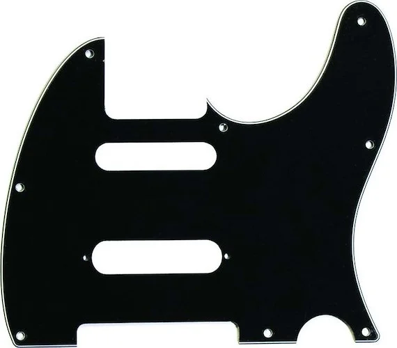 PG-9563 Strat Cut Pickguard for Telecaster®<br>Black 3-ply (B/W/B) .090