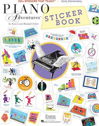 Piano Adventures Sticker Book