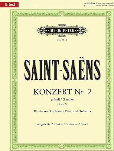 Piano Concerto No. 2 in G minor Op. 22 (Edition for 2 Pianos)<br>