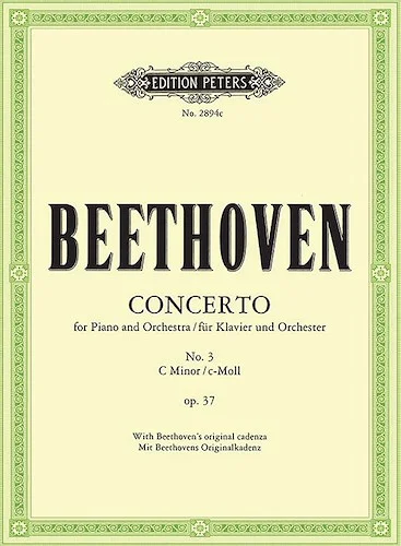Piano Concerto No. 3 in C minor Op. 37 (Edition for 2 Pianos)<br>Original Cadenza by the Composer