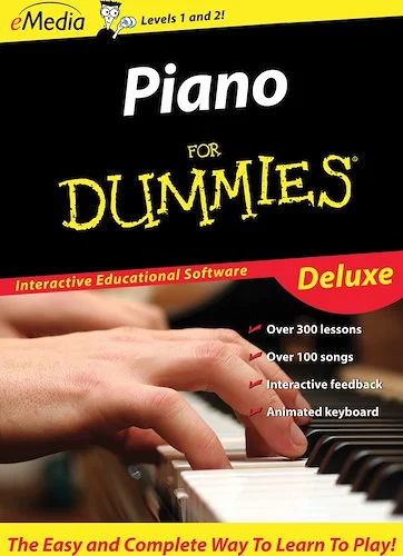 Piano Dummies Deluxe-WIN (Download)<br>Piano For Dummies Deluxe - Windows
