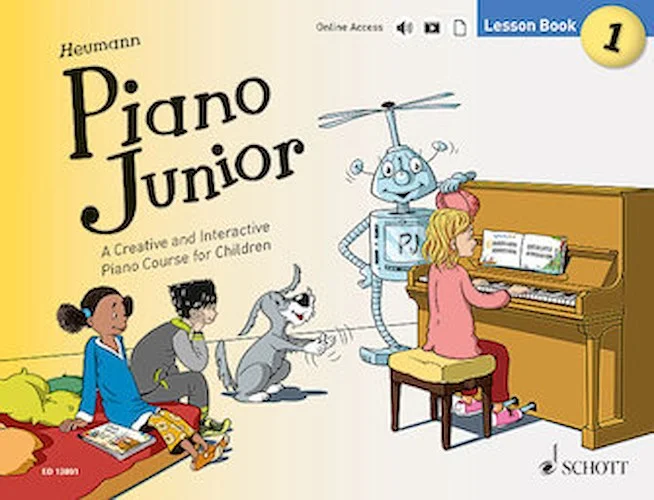 Piano Junior: Lesson Book 1 - A Creative and Interactive Piano Course for Children