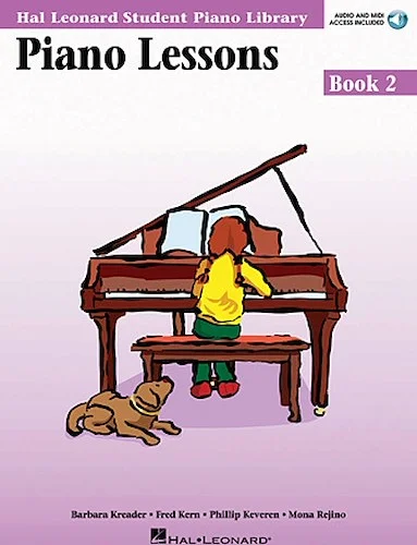 Piano Lessons Book 2 - Audio and MIDI Access Included