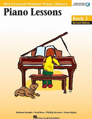 Piano Lessons Book 3 - Book/Online Audio & MIDI Access Included