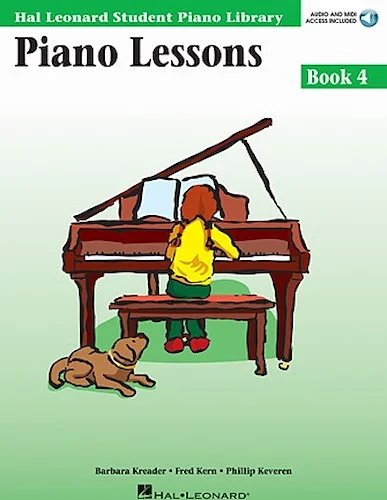 Piano Lessons Book 4 - Book with Online Audio