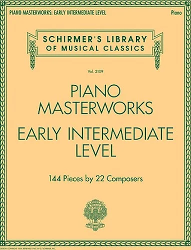 Piano Masterworks - Early Intermediate Level