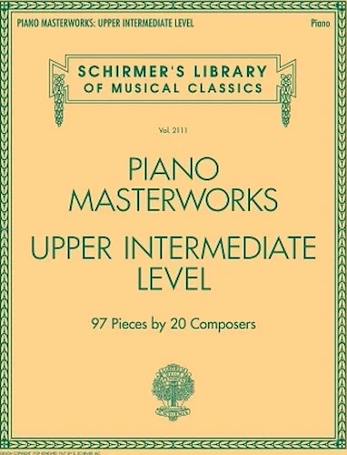 Piano Masterworks - Upper Intermediate Level