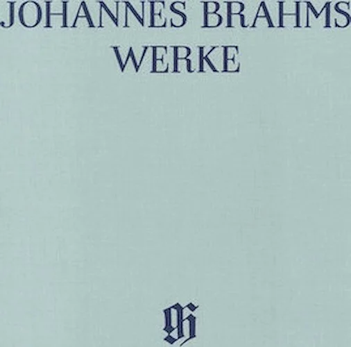 Piano Pieces - Brahms Complete Edition, Series III, Volume 6
Clothbound
