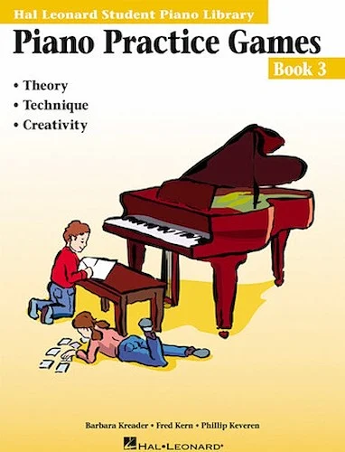 Piano Practice Games Book 3 - Hal Leonard Student Piano Library