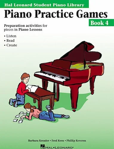 Piano Practice Games Book 4 - Hal Leonard Student Piano Library