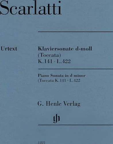 Piano Sonata in D Minor (Toccata) K. 141, L. 422