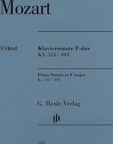 Piano Sonata in F Major K533/494