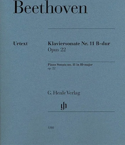 Piano Sonata No. 11 in B-flat Major, Op. 22