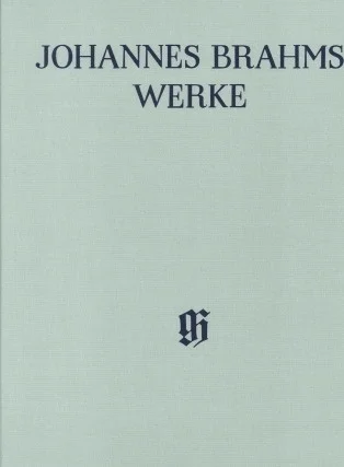 Piano Trio No. 2 Op. 87 in C Maj; No. 3 Op. 101 in c min - Brahms Complete Edition, Series 2, Volume 6b
Clothbound