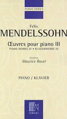 Piano Works III