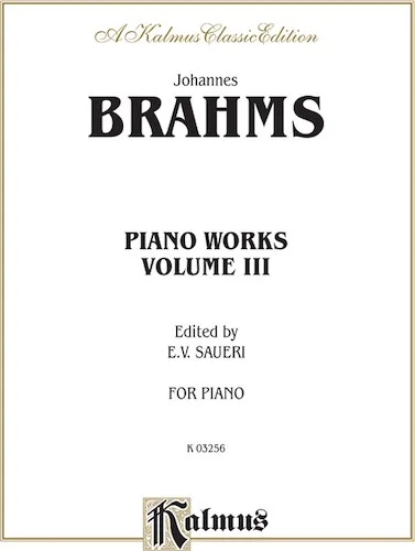 Piano Works, Volume III (2 Concertos, Paganini Variations & Waltzes)