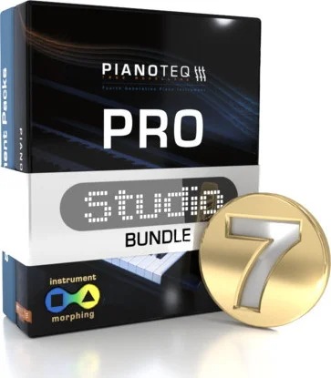 Pianoteq 7 Studio Bundle (Download) <br>Pianoteq PRO 7 + all Instrument Packs.