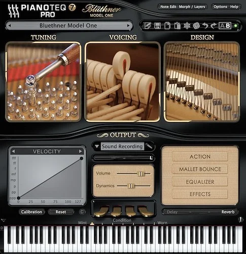 Pianoteq Bluthner Model 1 (Download) <br>Blüthner Model 1 grand piano