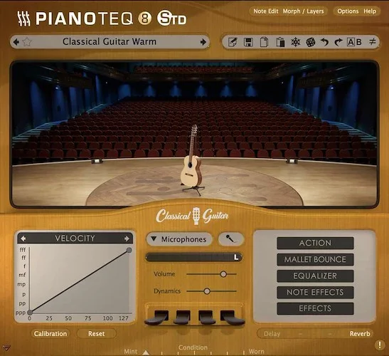 Pianoteq Classical Guitar (Download)<br>An authentic Guitar instrument for Pianoteq