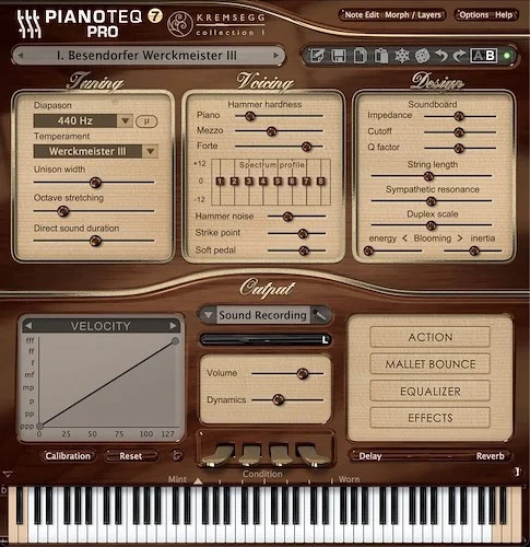 Pianoteq Kremsegg Collection 1 (Download) <br>The historical piano collection